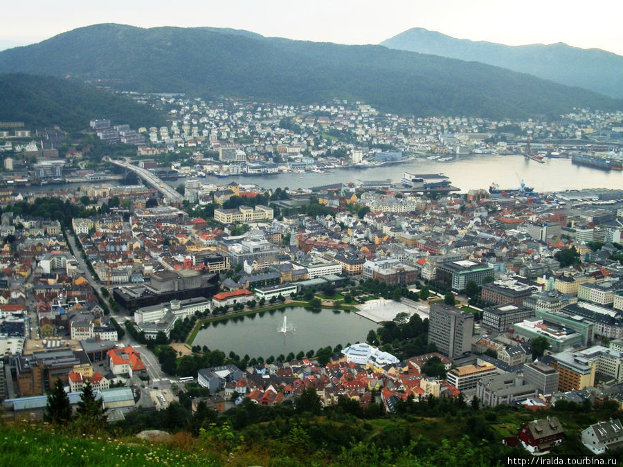 «Город между семью горами» - Берген Берген, Норвегия