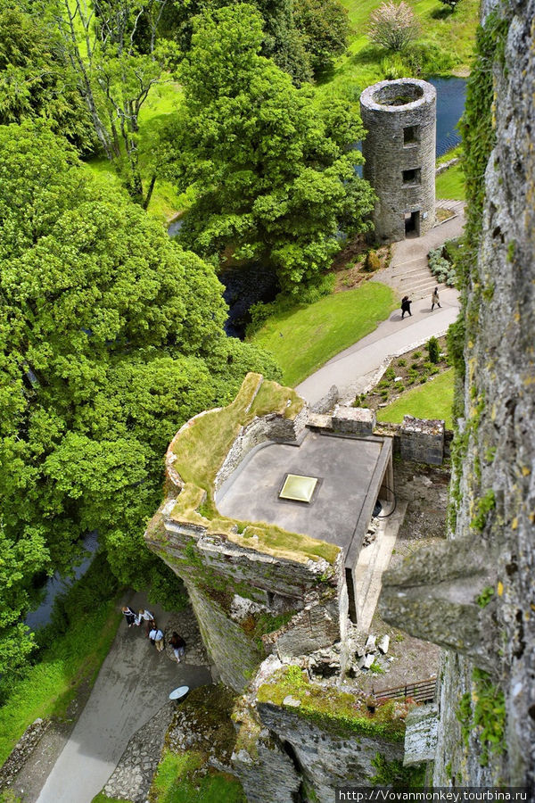 Виды сверху замка Блэрни, Ирландия
