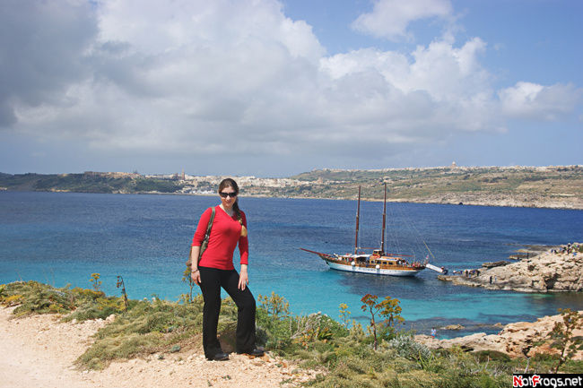 Настоящая открытка Остров Гозо, Мальта