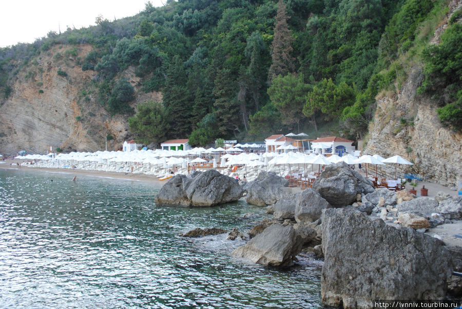 пляж Могрен Будва, Черногория