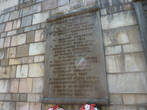 Памятная надпись на мемориале Освободителям Полоцка.