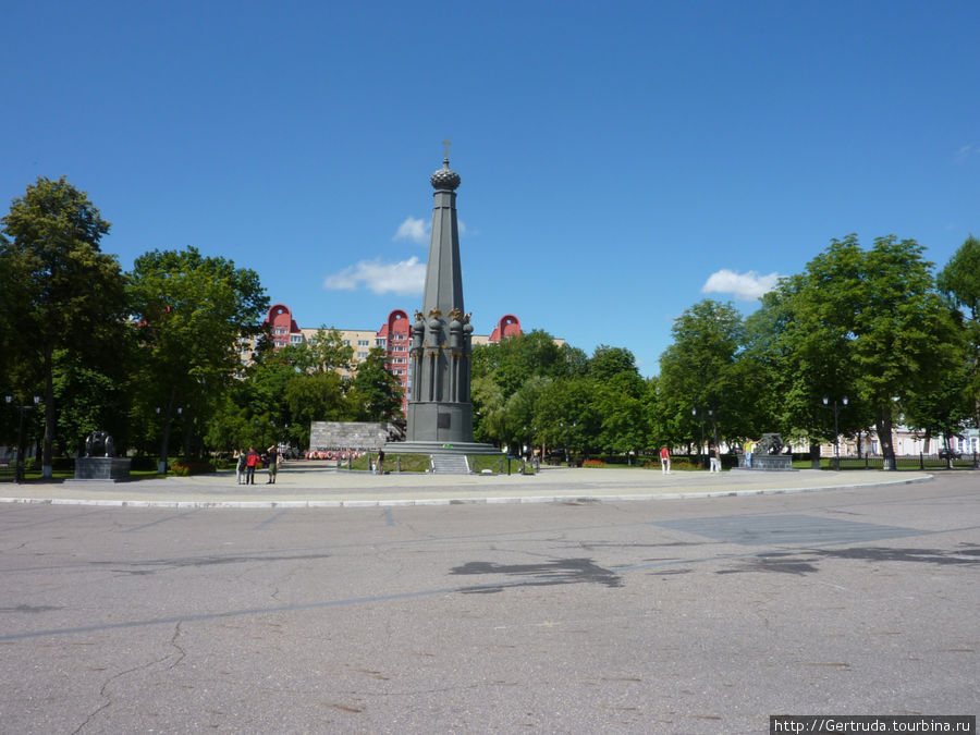 Общий вид Площади свободы Полоцк, Беларусь
