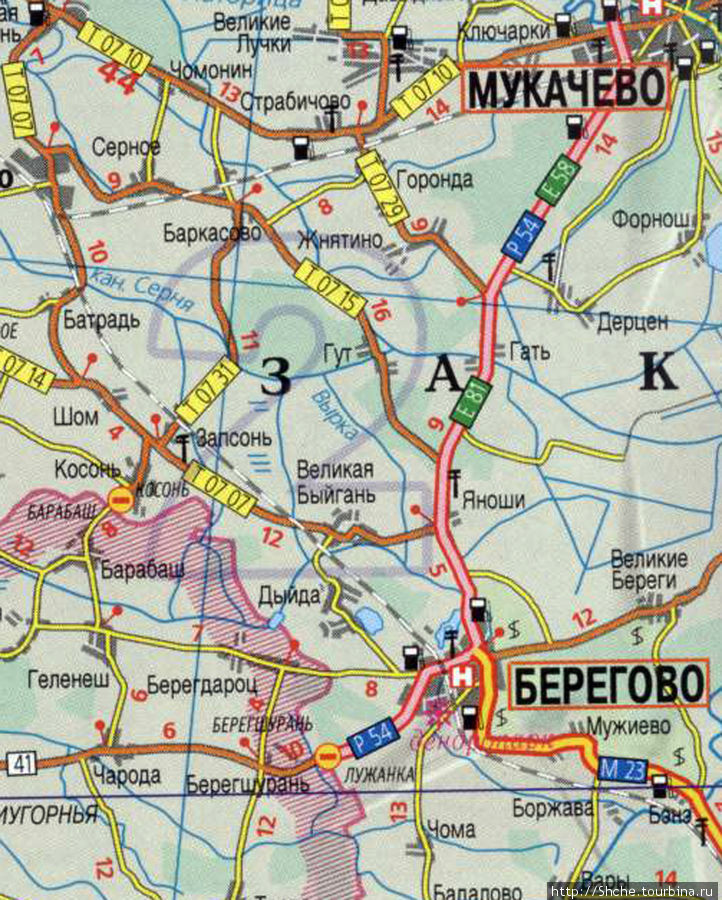 Удобное место пересечения украино-венгерской границы на авто Венгрия