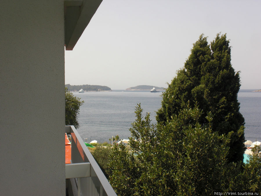 Вид с балкона Плат, Хорватия