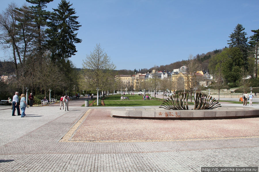 Очень красивый, провинциально тихий городок Марианске-Лазне, Чехия