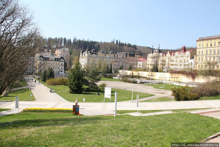 Очень красивый, провинциально тихий городок Марианске-Лазне, Чехия