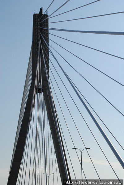 Мост святого Креста Варшава, Польша