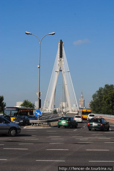 Мост святого Креста Варшава, Польша