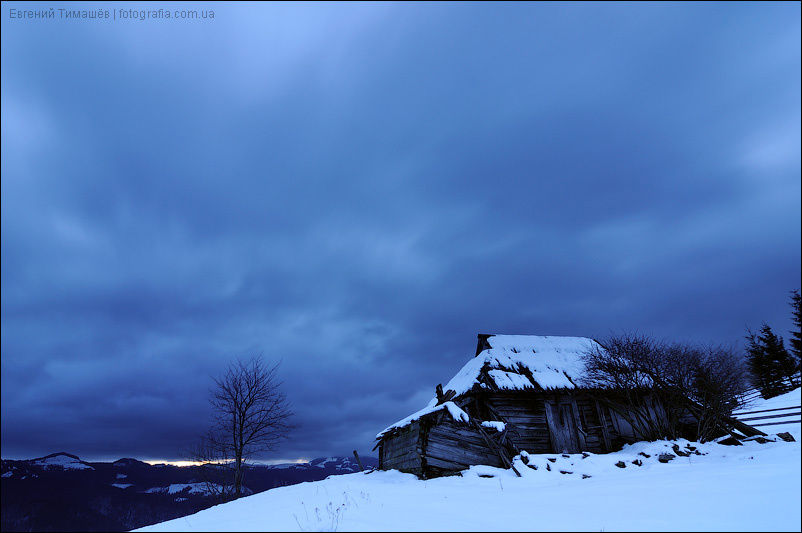Зимние Карпаты Дземброня, Украина