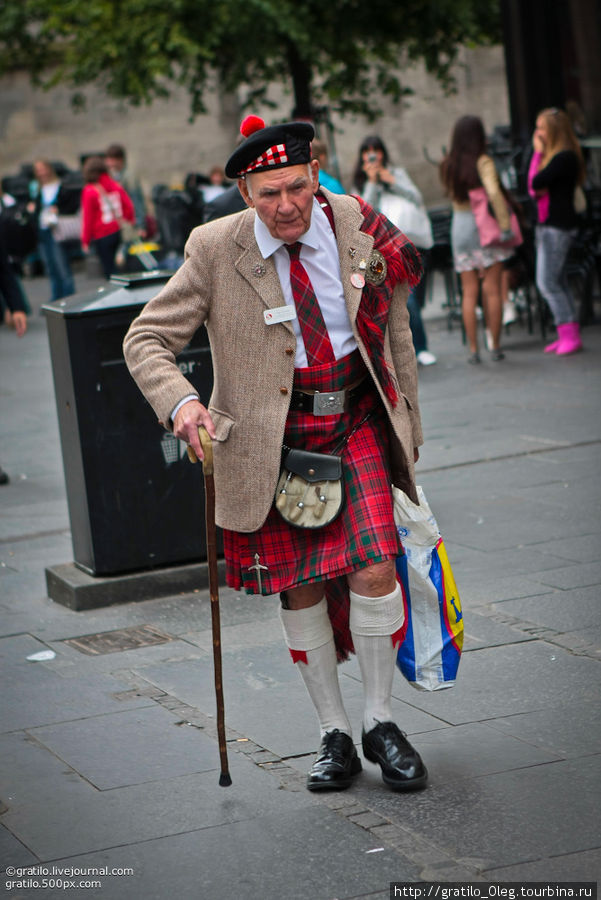 Истинный Шотландец. Эдинбург, Великобритания