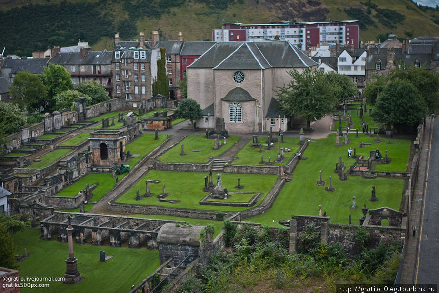 старое кельтское кладбище Эдинбург, Великобритания
