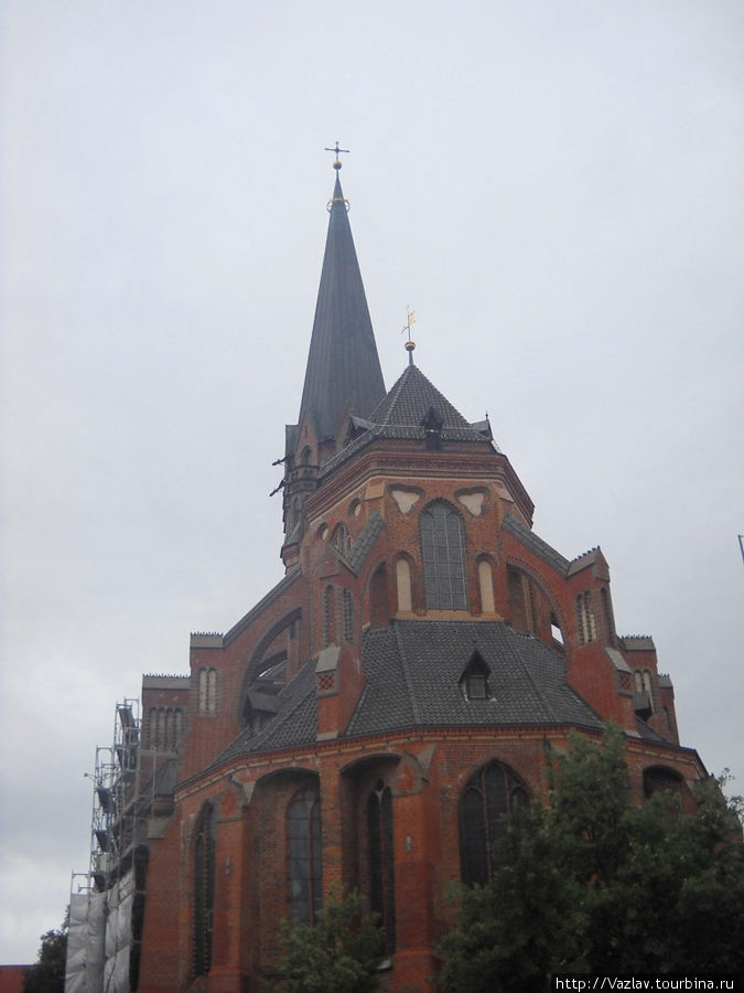 Тыловая часть церкви Люнебург, Германия