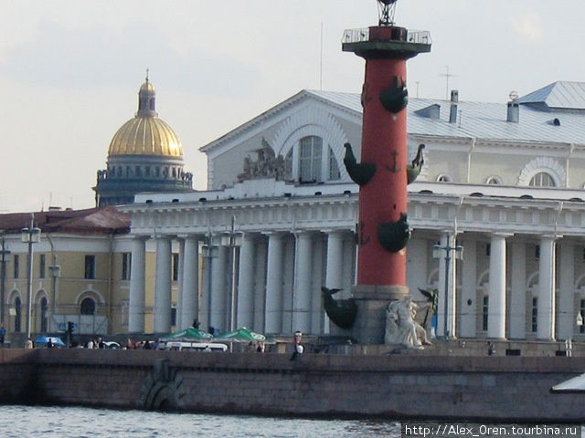 Исаакиевский собор, Биржа, Ростральная колонна Санкт-Петербург, Россия