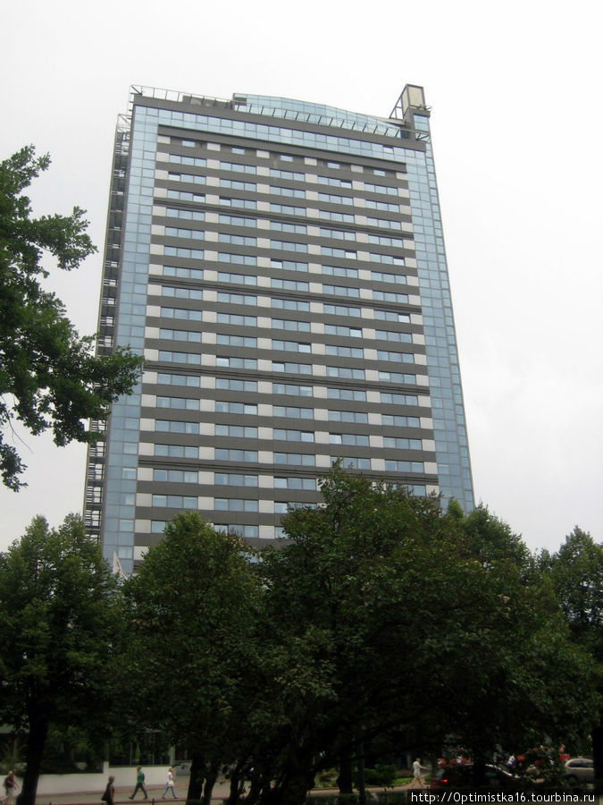 Рига с 26-го этажа отеля 