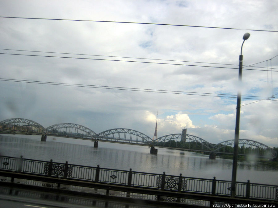 Железнодорожный мост Рига, Латвия
