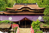 Главное здание святилища Цукубусума. Национальное сокровище Японии.