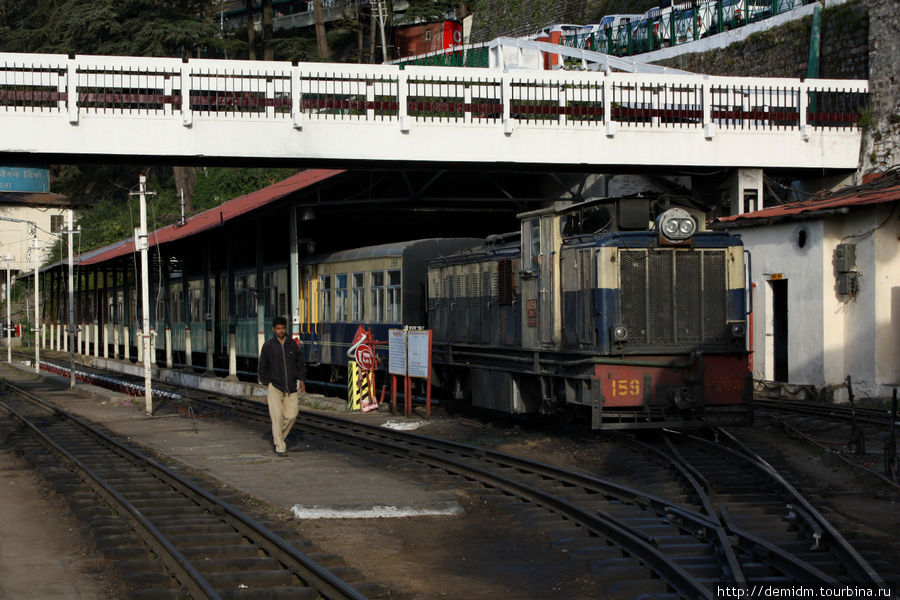 Узкоколейная железная дорога Калка - Шимла. Шимла, Индия