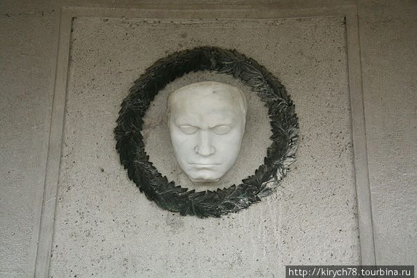 Посмертная маска композитора Баден, Австрия