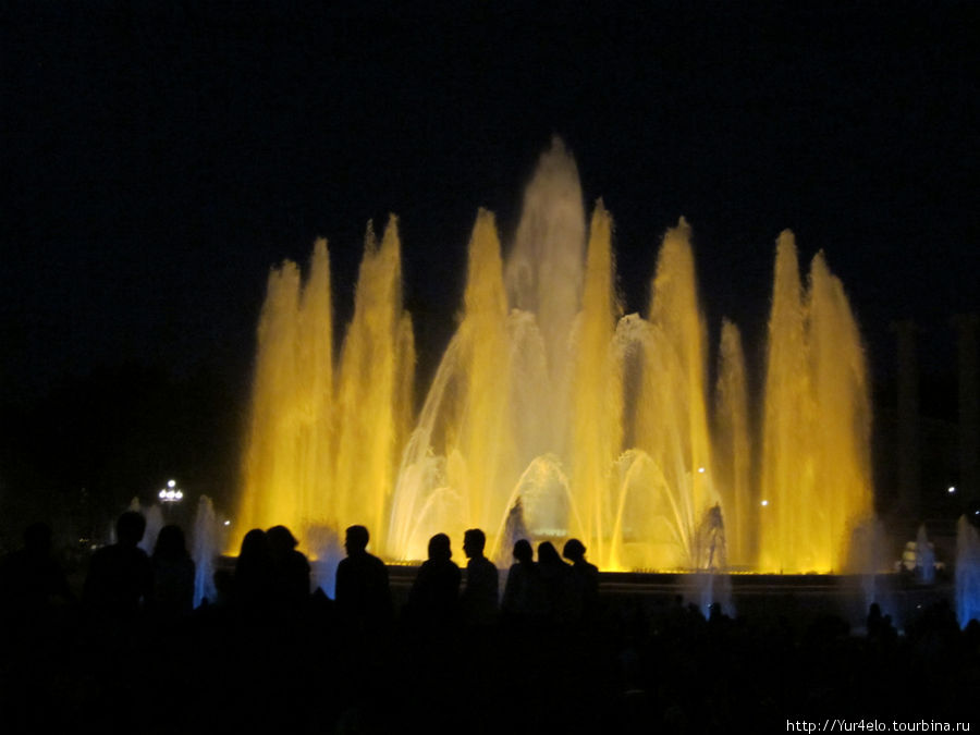 Поющие фонтаны Барселона, Испания