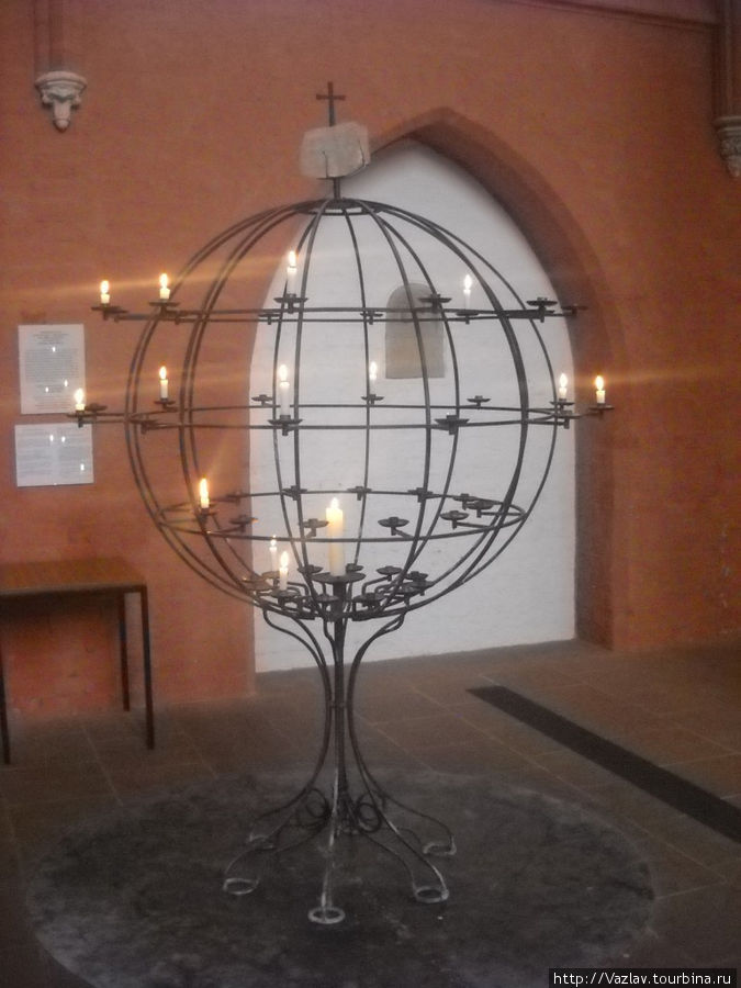 Глобус-подсвечник Люнебург, Германия