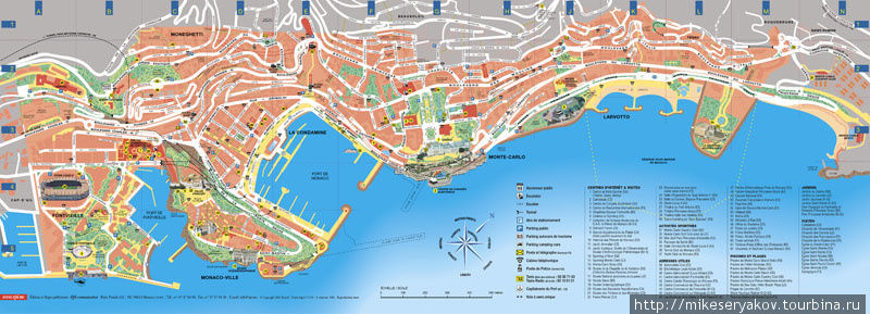 Монако и Лазурный Берег Франции Монако