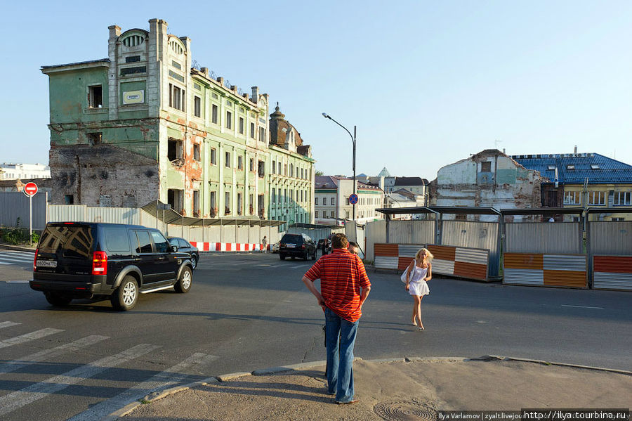 Прекрасная Казань. Надеюсь эти здания восстановят, а не снесут. Казань, Россия