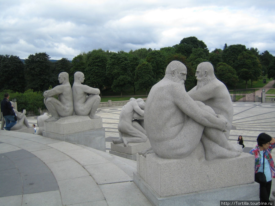 Норвегия. Осло. Парк скульптур Вигеланд Осло, Норвегия
