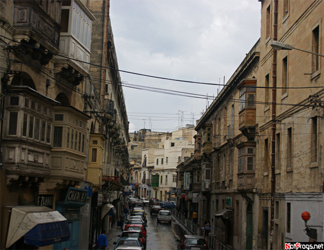 Одна из улиц Хамруна Валлетта, Мальта