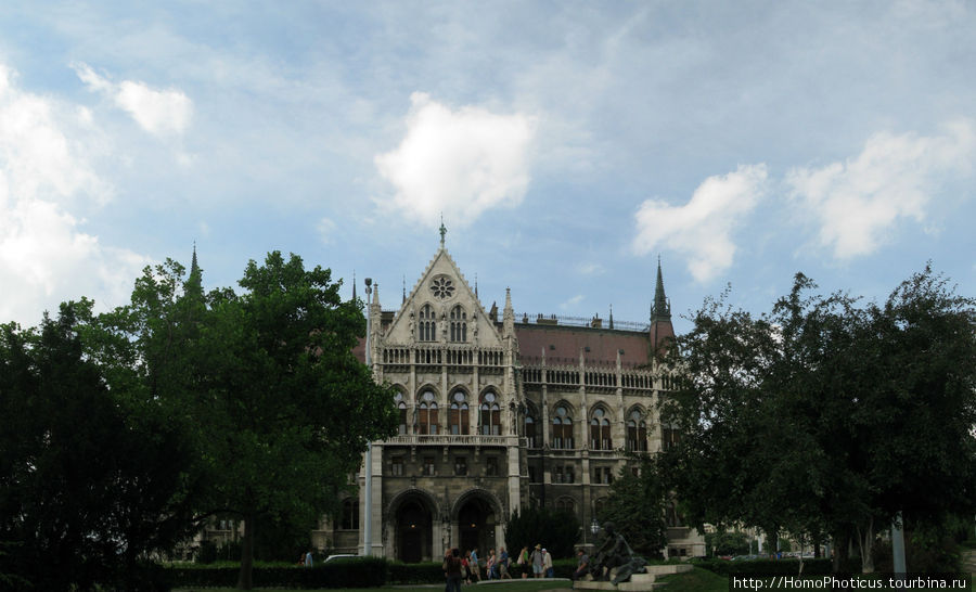 Вход во дворец Парламента Будапешт, Венгрия