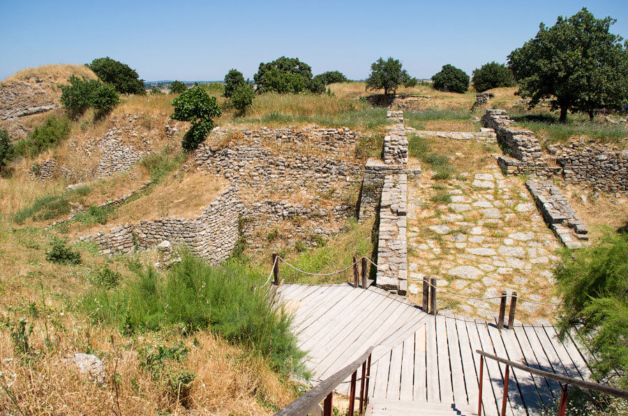 Заезд в ворота, Троя-2 (2500 лет д.н.э.) Троя Античный город, Турция