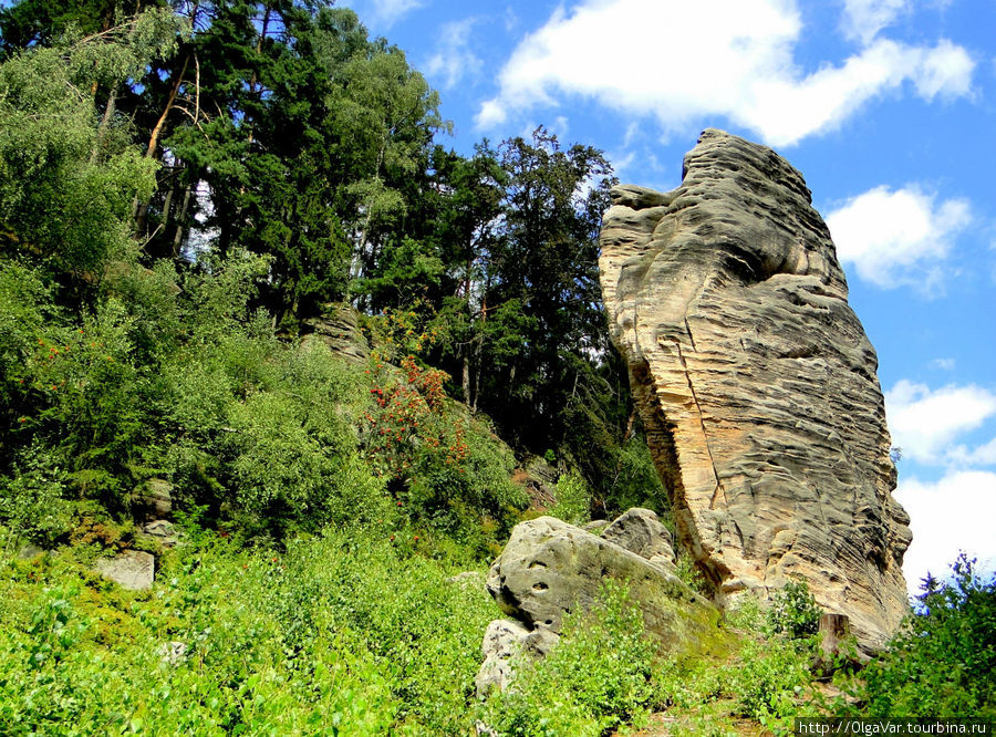 Праховские скалы в Чешском рае Чешский Рай Заповедник, Чехия