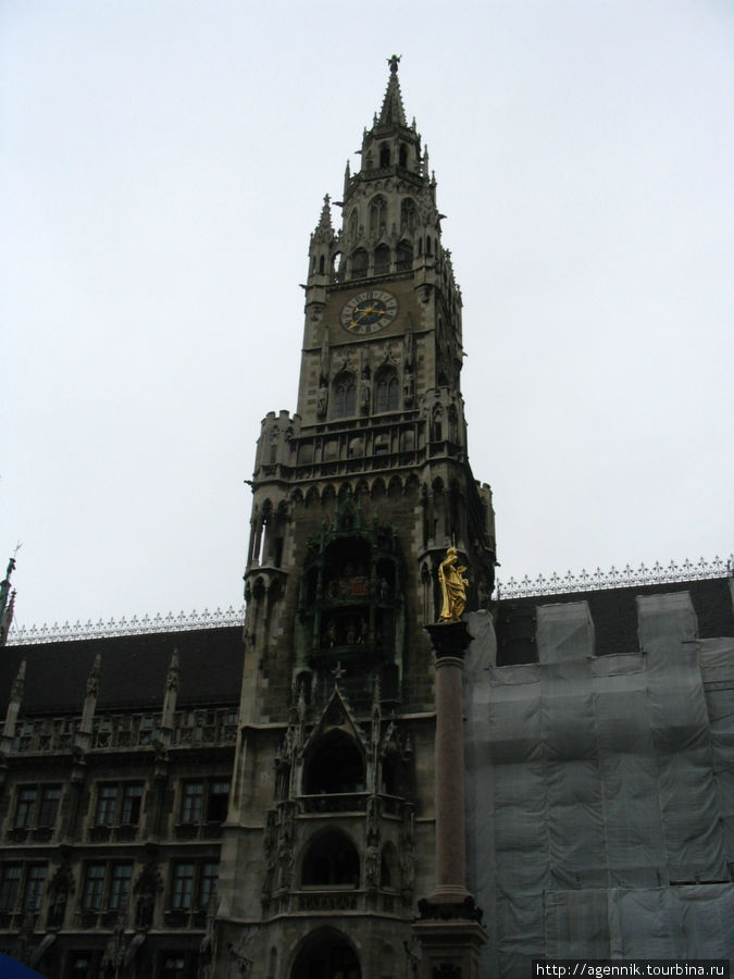 Башня Новой Ратуши Мюнхен, Германия