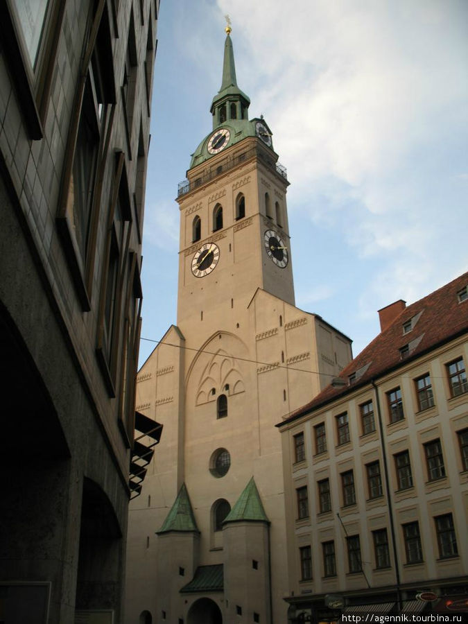 Башня Старого Питера Мюнхен, Германия