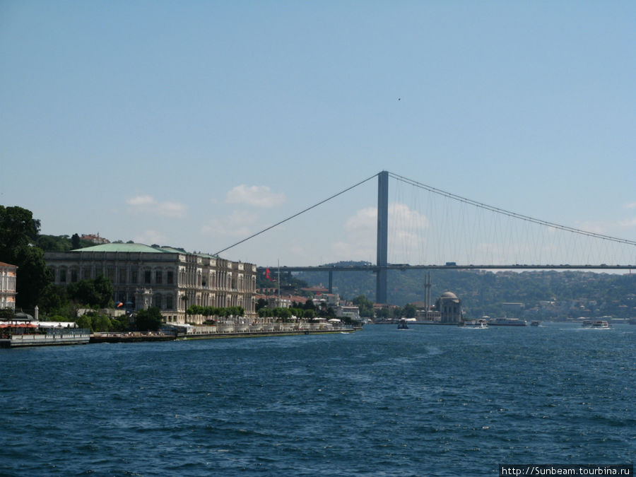 Мост через Босфор как-будто сам притягивает объектив фотокамеры Стамбул, Турция