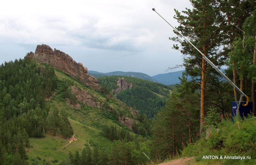 Канатная дорога в Бобровом Логе Красноярск, Россия