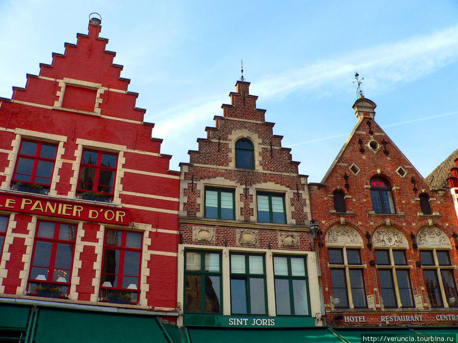Узкофасадные дома Брюгге, Бельгия