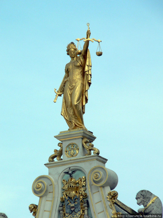 Богиня правосудия Брюгге, Бельгия