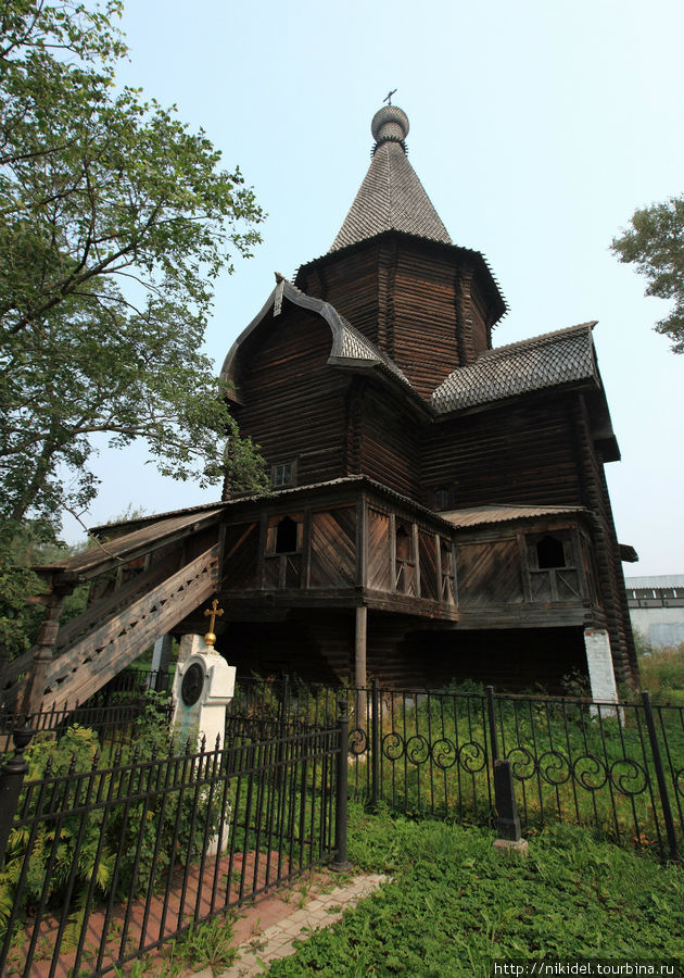 Спасо-Прилуцкий монастырь — самая древняя деревянная церковь в России Вологда, Россия