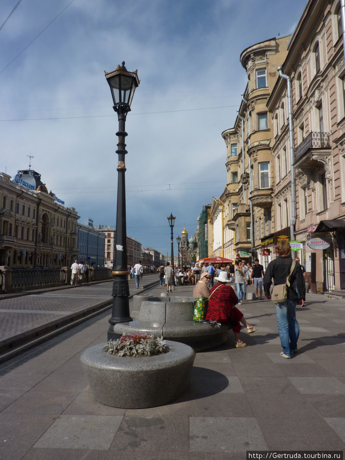 Новая пешеходная улица — Набережная канала Грибоедова Санкт-Петербург, Россия
