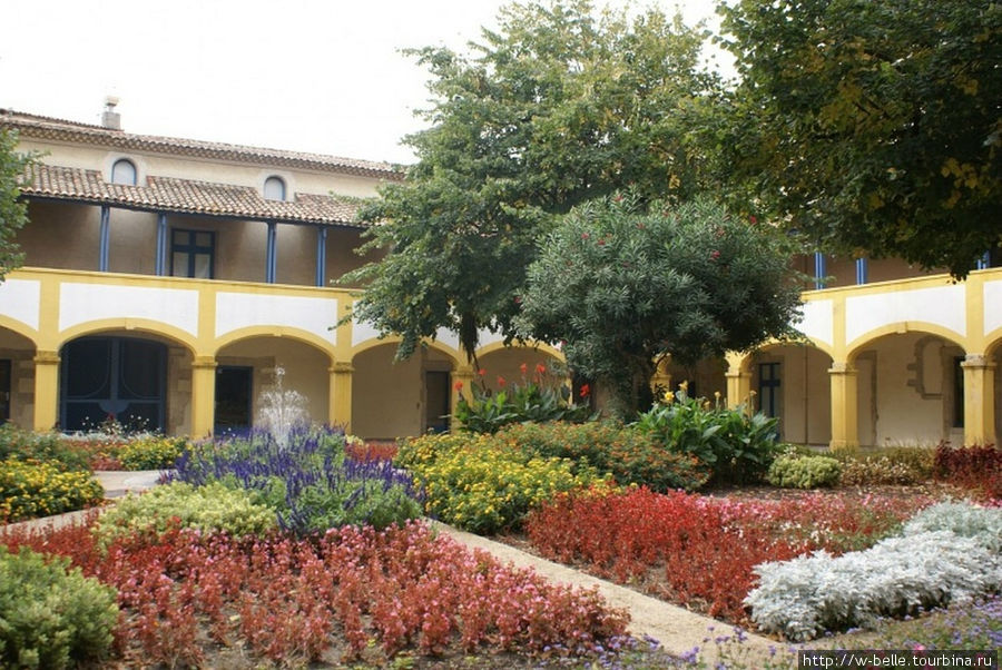 Сад госпиталя в Арле, который писал Ван Гог. Прованс-Альпы-Лазурный берег, Франция