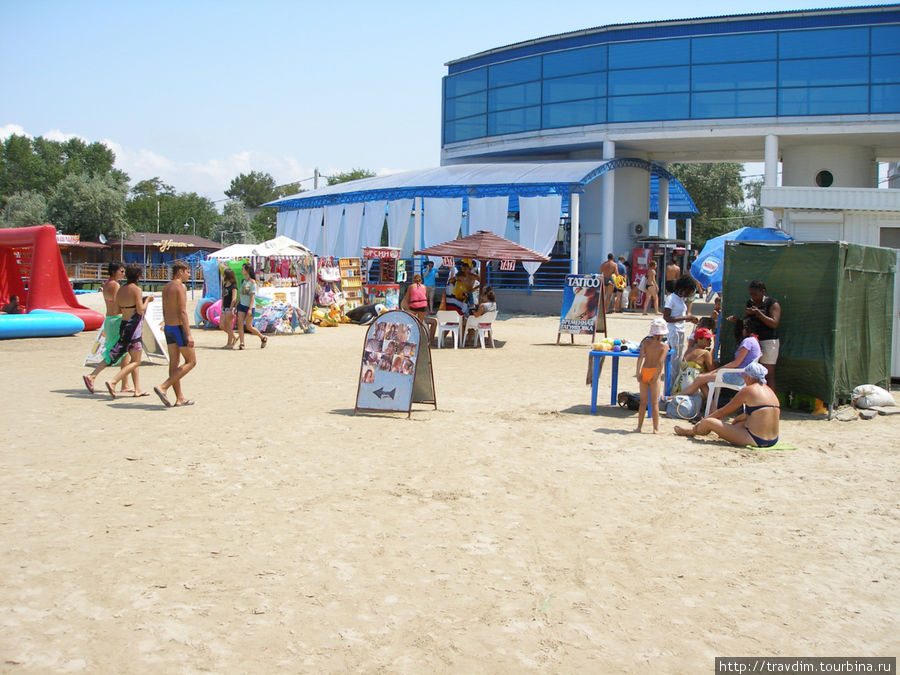 Центральный пляж в Анапе.Июль 2011г. Анапа, Россия