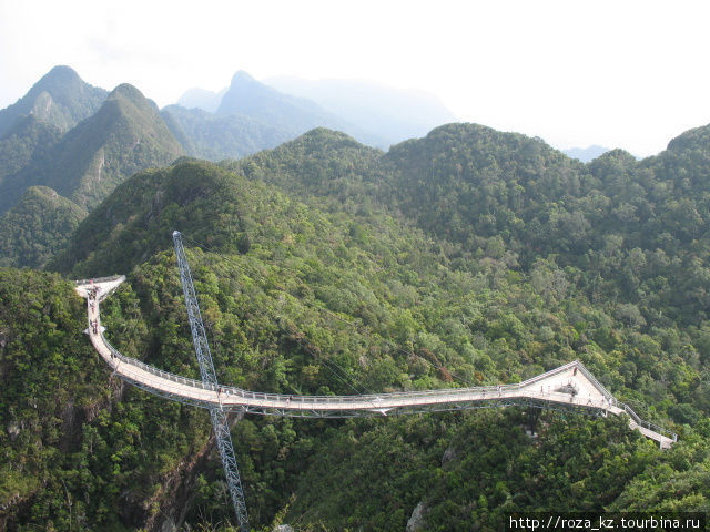 Навесной мост. Правда впечатляет! Лангкави остров, Малайзия