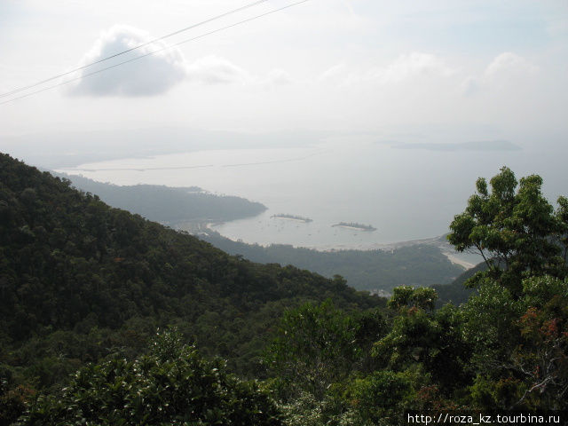 вид со смотровой площадки Лангкави остров, Малайзия