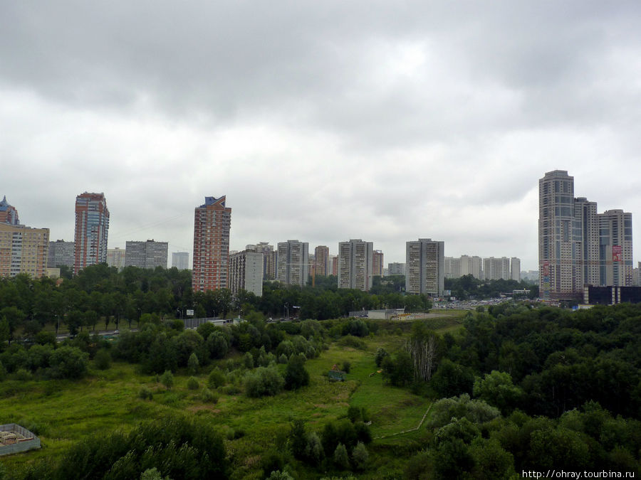 Вид с балкона. Москва, Россия