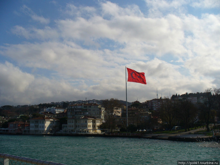 Босфор в декабре Стамбул, Турция