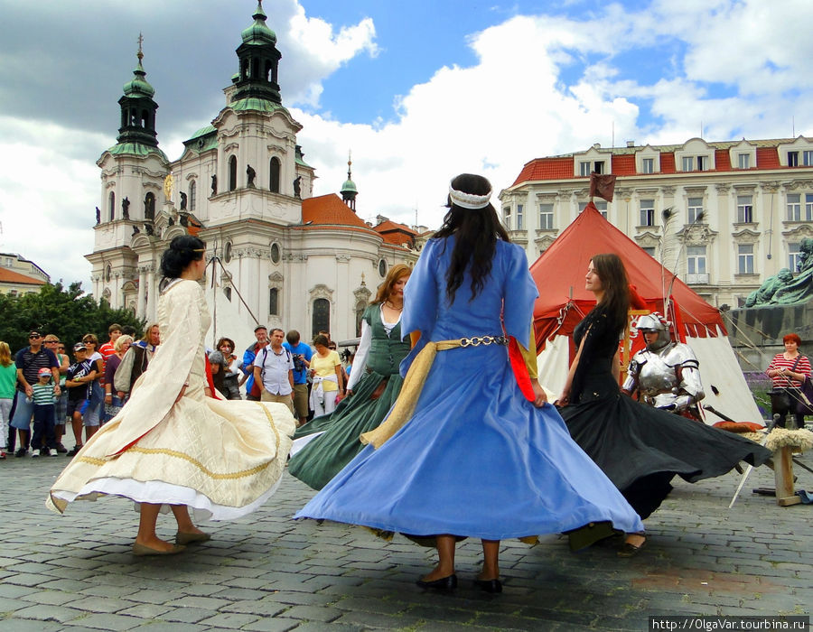 В круженье танца Прага, Чехия
