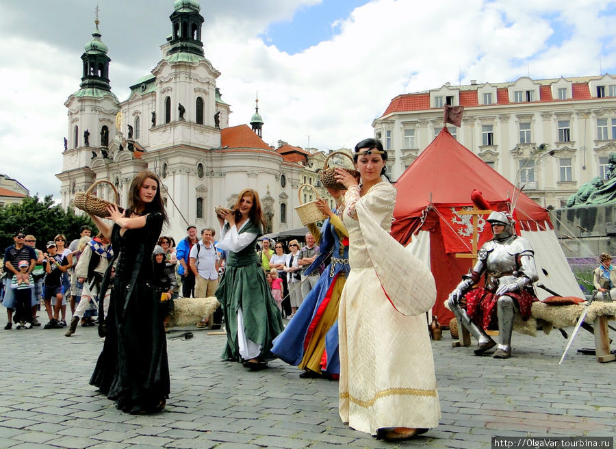 Танец с корзинками Прага, Чехия