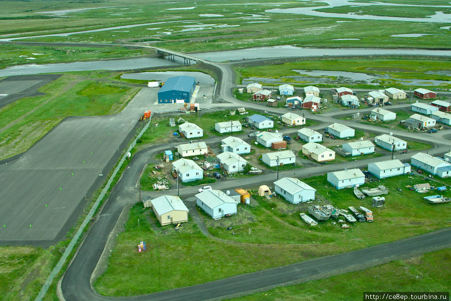 Авиаперелет Анкоридж-Ном в два приема Штат Аляска, CША