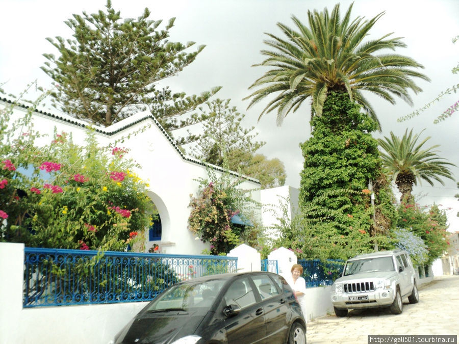 Это симпатичный городок Сиди — Бу- Саид. С 1920г в нем разрешены только два цвета синий и белый. Хотя в Тунисе много домов в таком сочетании цветов, Сиди вызывает у туристов ощущение неповторимости и навсегда сохраняется в памяти. Тунис