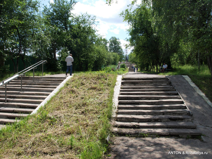 Лестница к Енисею Дивногорск, Россия